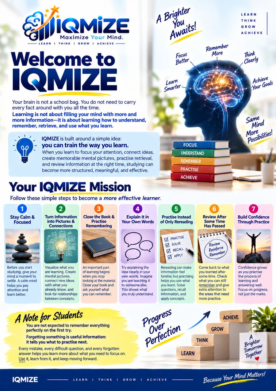 Book page preview: Welcome to IQMIZE